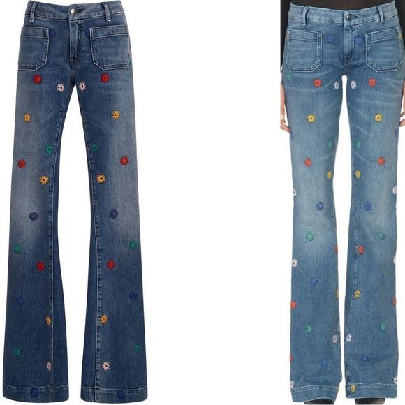 Seafarer Penelope Special Flare Embroidered Jeans - Picture 1 of 9